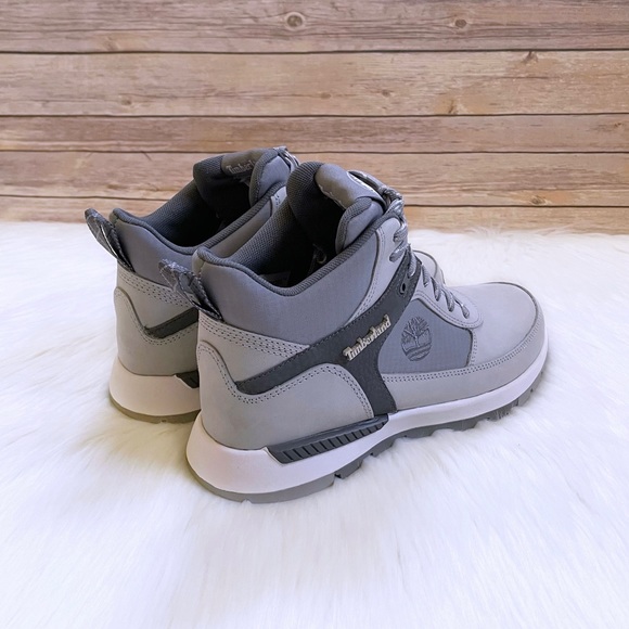 Timberland Women’s Field Trekker Mid Hiking Boots In Light Grey - Picture 2 of 7